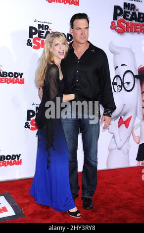 Cast member Patrick Warburton, the voice of Agamemnon in the animated  motion picture Mr. Peabody & Sherman attends the premiere of the film at  the Regency Village Theatre in the Westwood section