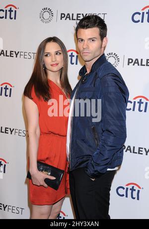 Rachael Leigh Cook and Daniel Gillies attending a photocall for 'The Originals' at Paley Centre in Los Angeles, California. Stock Photo