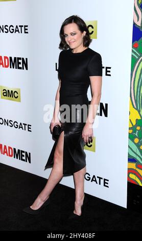 Elisabeth Moss AMC celebrates the premiere of 'Mad Men' season seven, their final season at the ArcLight Cinemas Hollywood Stock Photo