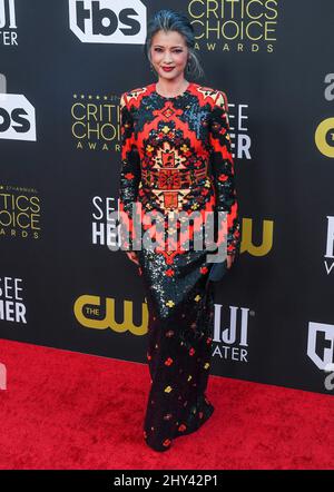 Kelly Hu attends the 27th Annual Critics Choice Awards at Fairmont Century Plaza on March 13, 2022 in Los Angeles, California. Photo: Casey Flanigan/imageSPACE Stock Photo