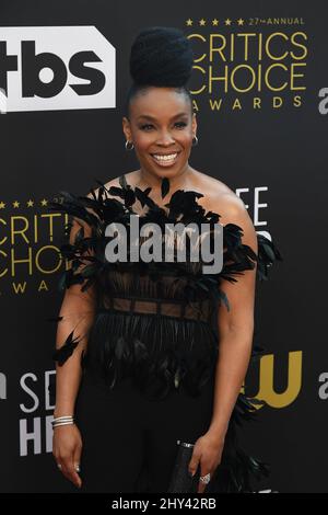 Amber Ruffin at the 27th Critics' Choice Awards held at the Fairmont
