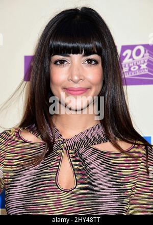 Hannah Simone attending the season three finale screening of New Girl