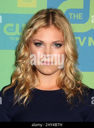 Eliza Taylor attends CW Network's 2014 Upfront Presentation, Held at The London Hotel, New York Stock Photo