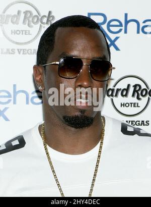 Puff Daddy attending a photocall in Las Vegas, Nevada Stock Photo - Alamy