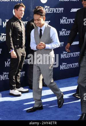 Maddox Jolie-Pitt attending the premiere of 'Maleficent' in Los Angeles, California. Stock Photo