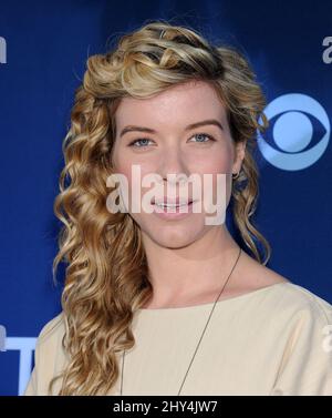 Tessa Ferrer attending the premiere of 'Extant' in Los Angeles, California. Stock Photo