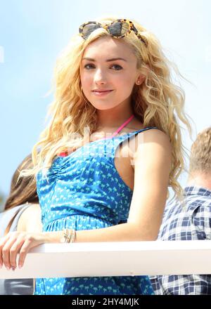 Peyton List attending a Zendaya concert at Hollister House in Santa