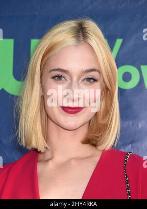 Caitlin Fitzgerald attending the CBS-CW-Showtime Summer TCA Press Tour 2014 at Pacific Design Center in Los Angeles, California. Stock Photo