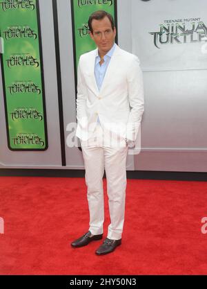 Will Arnett attending the 'Teenage Mutant Ninja Turtles' Los Angeles premiere held at the Regency Village Theatre Stock Photo