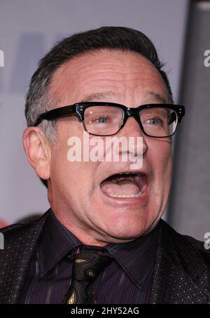 FILE PHOTO: Robin Williams dies age 63. November 9, 2009 Hollywood, Ca. Robin Williams 'Old Dogs' World Premiere Held at the El Capitan Theatre T.Arroyo/JPegFoto Stock Photo