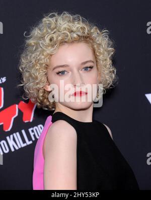 Julia Garner attending the premiere of 'Sin City: A Dame To Kill For
