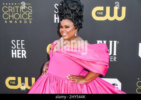 Los Angeles, California, USA. 13th Mar, 2022. Nicole Byer attends the 27th Annual Critics Choice Awards at Fairmont Century Plaza on March 13, 2022 in Los Angeles, California. Photo: Casey Flanigan/imageSPACE/MediaPunch Credit: MediaPunch Inc/Alamy Live News Stock Photo
