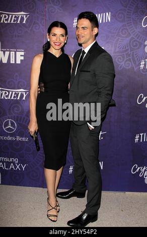 Julianna Margulies and Keith Lieberthal attending the 66th Emmy Awards Performers Nominee Reception Stock Photo