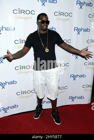 Puff Daddy attending a photocall in Las Vegas, Nevada. Stock Photo