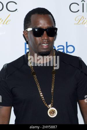 Puff Daddy attending a photocall in Las Vegas, Nevada. Stock Photo