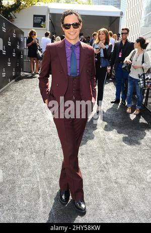 Zac Posen arriving for the Project Runway Season 13 Finale during the Mercedes-Benz Fashion Week Spring/Summer 2015 presentations at the Theater in Lincoln Center in New York City, NY on September 5, 2014. Stock Photo