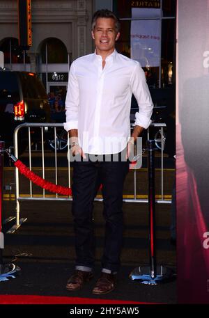 Timothy Olyphant attending the the premiere of 'This Is Where I Leave You' in Los Angeles Stock Photo