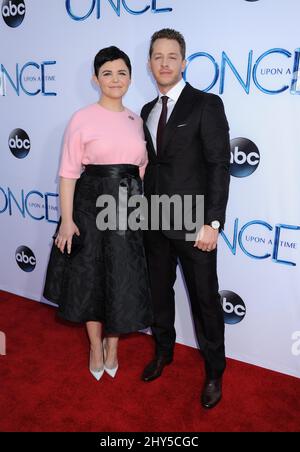 Ginnifer Goodwin and Josh Dallas arriving for ABC's Once Upon A Time Season 4 premiere held at the El Capitan Theatre, Hollywood, Los Angeles, September 21, 2014. Stock Photo