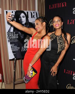 Christina Milian, Danielle Flores attending the Latina Magazine Hollywood Hot List party in Los Angeles, California. Stock Photo