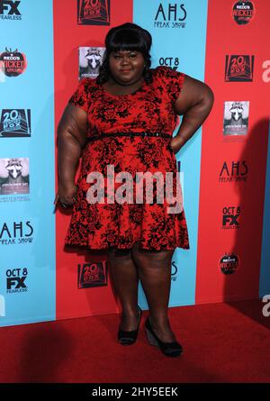 Gabourey Sidibe attends the 'American Horror Story: Freak Show' Season Premiere at the Chinese Theatre Stock Photo