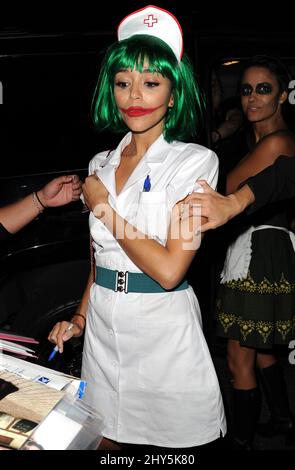 Ashley Madekwe attending the Matthew Morrison Halloween Party at Hyde Lounge in Los Angeles, USA. Stock Photo