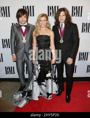 Neil Perry,Kimberly Perry,Reid Perry,The Band Perry attending the BMI Country Music Awards 2014 at the BMI Nashville Stock Photo