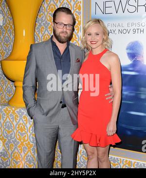 Alison Pill, Joshua Leonard attending 'The Newsroom' Season 3 Los Angeles Premiere held at the Directors Guild Of America Stock Photo