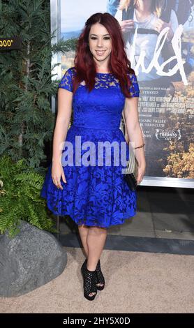 Jillian Rose Reed arriving for the Wild premiere at the Academy of