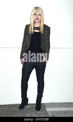 Orianthi during the 83rd Annual Hollywood Christmas Parade arrivals on Hollywood Blvd, Los Angeles. Stock Photo