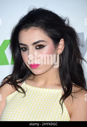 Charli XCX arrives for KIIS FM's Jingle Ball concert held at Staples Center, Los Angeles. Stock Photo