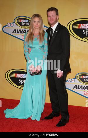 Dale Earnhardt Jr, Amy Reimann 2011 Nascar Sprint Cup Series Awards