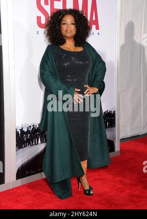 Oprah Winfrey attending the premiere of 'Selma' in New York City Stock Photo