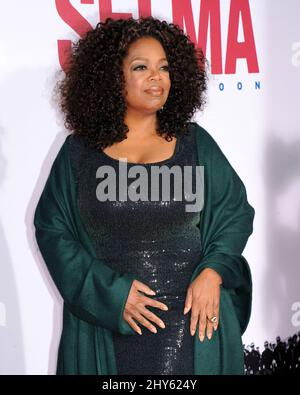 Oprah Winfrey attending the premiere of 'Selma' in New York City Stock Photo