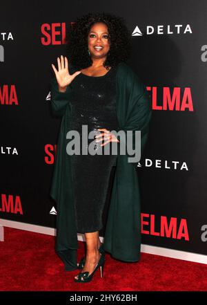 Oprah Winfrey attending the premiere of 'Selma' in New York City Stock Photo