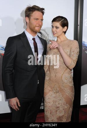 Jake McDorman & Analeigh Tipton attending the 'American Sniper' Premiere in New York Stock Photo