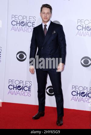 Josh Dallas arriving at the People's Choice Awards at the Nokia Theatre on Wednesday, Jan. 7, 2015, in Los Angeles. Stock Photo