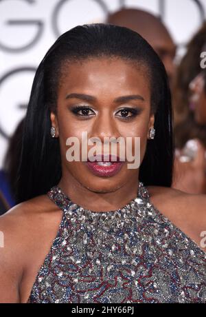 Uzo Aduba arriving for the 72nd Annual Golden Globe Awards held at the