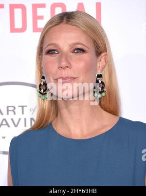 Gwyneth Paltrow attending the premiere of 'Mortdecai' in Los Angeles, California. Stock Photo