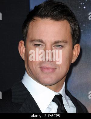 Channing Tatum attending the 'Jupiter Ascending' Premiere in Los Angeles Stock Photo