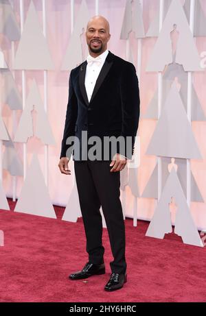 Common attending the 87th Annual Academy Awards held at the Dolby Theatre in Los Angeles, USA. Stock Photo