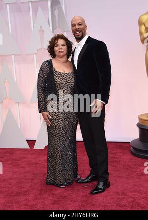 Common attending the 87th Annual Academy Awards held at the Dolby Theatre in Los Angeles, USA. Stock Photo