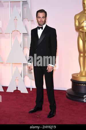 Chris Pine attending the 87th Annual Academy Awards held at the Dolby Theatre in Los Angeles, USA. Stock Photo