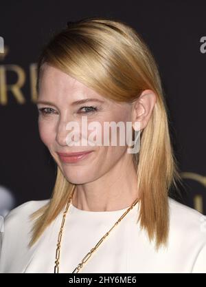 Cate Blanchett arriving for the Cinderella world premiere held at the El Capitan Theatre, Hollywood, Los Angeles. Stock Photo