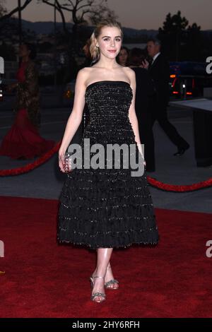 Kiernan Shipka attending the AMC celebration of the final 7 episodes of 'Mad Men' with the Black & Red Ball held at the Dorothy Chandler Pavilion Stock Photo