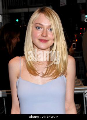 Dakota Fanning attending the 'Effie Gray' New York Premiere Stock Photo