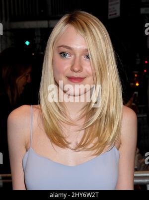 Dakota Fanning attending the 'Effie Gray' New York Premiere Stock Photo