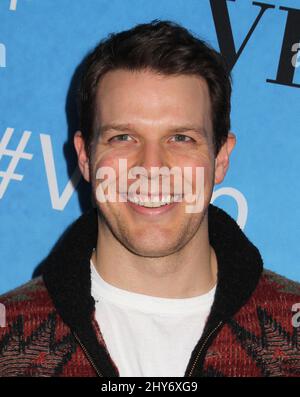 Jake Lacy attending the season four premiere of VEEP held at the SVA Theater in New York. Stock Photo