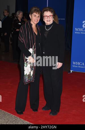 Billie Jean King and Ilana Kloss attends the White House Correspondents Association Dinner 2015 held at the Hilton Hotel. Stock Photo