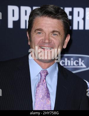 John Michael Higgins attending the world premiere of Pitch Perfect 2 in Los Angeles, California. Stock Photo