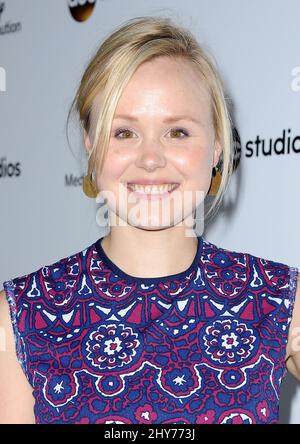 Alison Courtney Pill attending the Disney Media Distribution International Upfronts Stock Photo